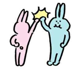 Happy days of Usaboo chan sticker #14677463