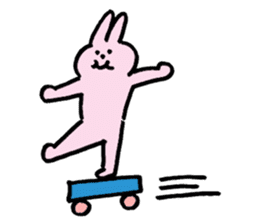 Happy days of Usaboo chan sticker #14677464