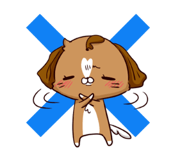 Busy dog sticker #14677749