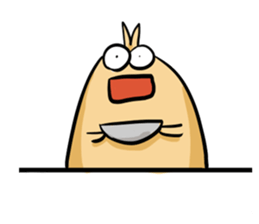 silly cockroach sticker #14678082