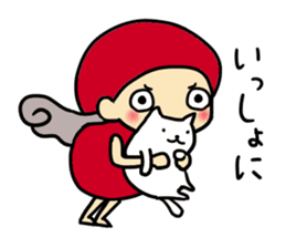Daruma name is Yoshiko Engi 2 sticker #14678306