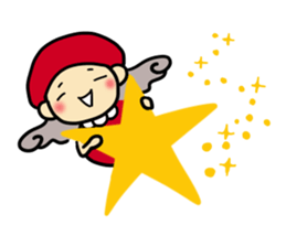 Daruma name is Yoshiko Engi 2 sticker #14678337