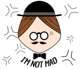 Classic hipster sticker #14678448