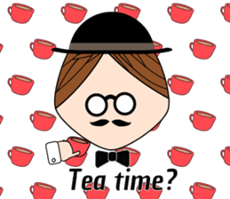 Classic hipster sticker #14678456