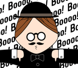 Classic hipster sticker #14678459