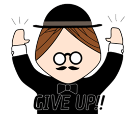 Classic hipster sticker #14678472