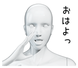 Glossy Maneko 0 sticker #14678678