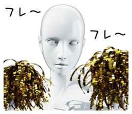 Glossy Maneko 0 sticker #14678679