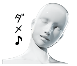 Glossy Maneko 0 sticker #14678686