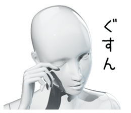 Glossy Maneko 0 sticker #14678695