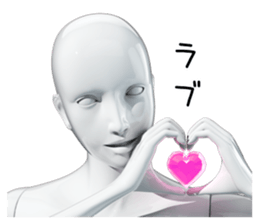 Glossy Maneko 0 sticker #14678704