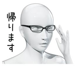 Glossy Maneko 0 sticker #14678709