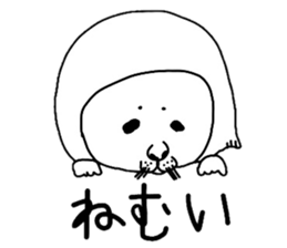 relaxed animals 24 stamp sticker #14679169