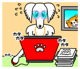 Borzoi Biancer 3 sticker #14679255