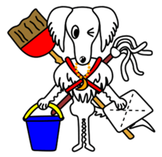 Borzoi Biancer 3 sticker #14679261