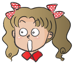 little girl cute cute sticker #14679267