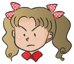 little girl cute cute sticker #14679269