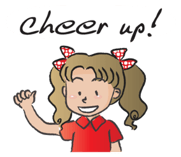 little girl cute cute sticker #14679283