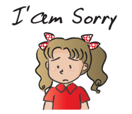 little girl cute cute sticker #14679284