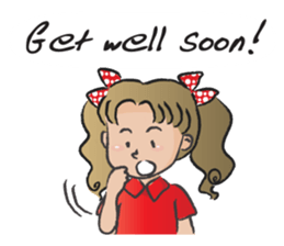 little girl cute cute sticker #14679287