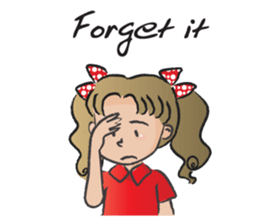 little girl cute cute sticker #14679293