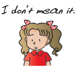 little girl cute cute sticker #14679298