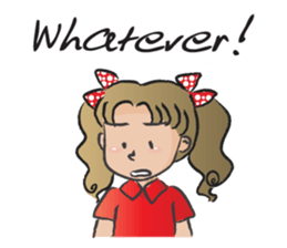 little girl cute cute sticker #14679299