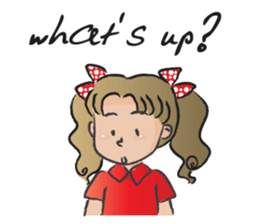 little girl cute cute sticker #14679300