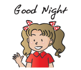 little girl cute cute sticker #14679301