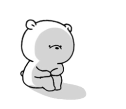 Mr. bear of a bear sticker #14679368