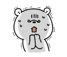 Mr. bear of a bear sticker #14679372