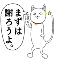 The Apology CAT sticker #14680258