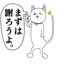 The Apology CAT sticker #14680258