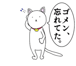 The Apology CAT sticker #14680275