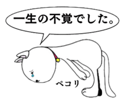 The Apology CAT sticker #14680292