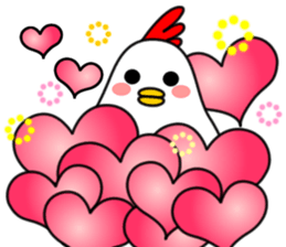 Happy new year !! chicken come here!! sticker #14680368