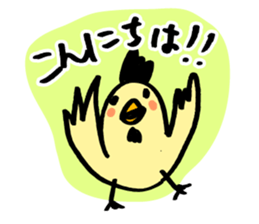 Mr. modestly bird sticker #14680406
