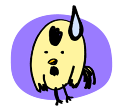 Mr. modestly bird sticker #14680415