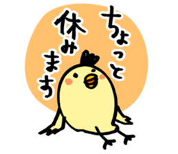 Mr. modestly bird sticker #14680424