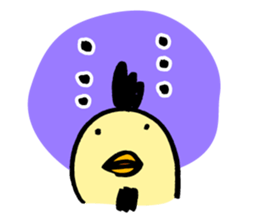 Mr. modestly bird sticker #14680441