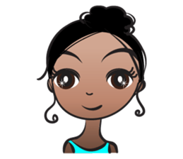 Black beauty & with hair tied sticker #14680471