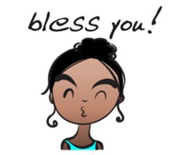 Black beauty & with hair tied sticker #14680490