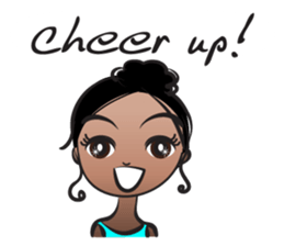 Black beauty & with hair tied sticker #14680496