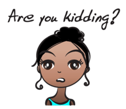 Black beauty & with hair tied sticker #14680497