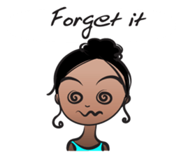 Black beauty & with hair tied sticker #14680498