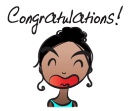 Black beauty & with hair tied sticker #14680503