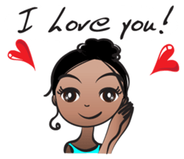 Black beauty & with hair tied sticker #14680508