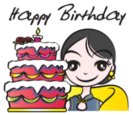 Cheongsam girl sticker #14680819