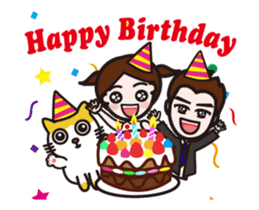 Elizabeth & James & Maio Maio animated sticker #14681055