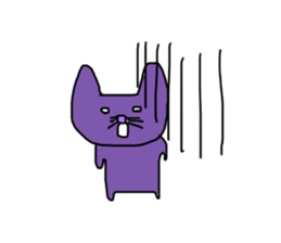 Cats of the strange color sticker #14681317